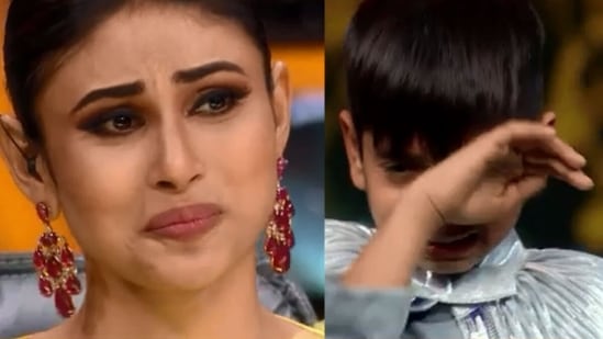 Mouni Roy got emotional on watching a kid's dance performance. 