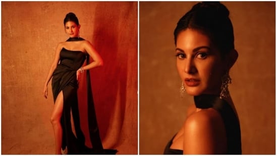 Amyra Dastur is an absolute fashionista. The actor, who keeps slaying her fashion game with every outfit, dropped yet another slew of pictures from one of her recent fashion photoshoots on her Instagram profile a day back and it is making fashion lovers scurry to take notes. Amyra, this time, ditched ethnic and casual attires and instead opted for a cocktail party outfit. Needless to say, she looked every bit gorgeous in it.(Instagram/@amyradastur93)