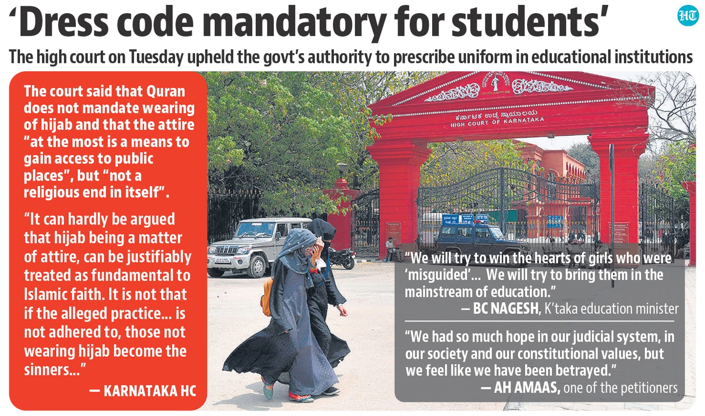 The Karnataka high court relied on ‘The Holy Quran: Text, Translation and Commentary’, written by Indian-British barrister and Muslim scholar Abdullah Yusuf Ali, to hold that wearing hijab has been only recommendatory, if at all it is and that it was recommended as a measure of social security for women and to facilitate their safe access to public domain.