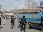 Security personnel stand guard in South Kashmir. (Representational image) Security personnel stand guard in South Kashmir. (Representational image)
