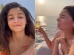 Alia Bhatt has shared a video from her birthday celebration in Maldives. Alia Bhatt has shared a video from her birthday celebration in Maldives.