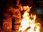 Here some cures that all zodiac signs can perform during Holika Dahan (Milind Saurkar/HT Photo)