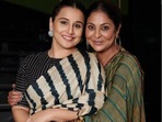 Shefali Shah and Vidya Balan pose together during the promotions of their upcoming movie Jalsa. Shefali Shah and Vidya Balan pose together during the promotions of their upcoming movie Jalsa.