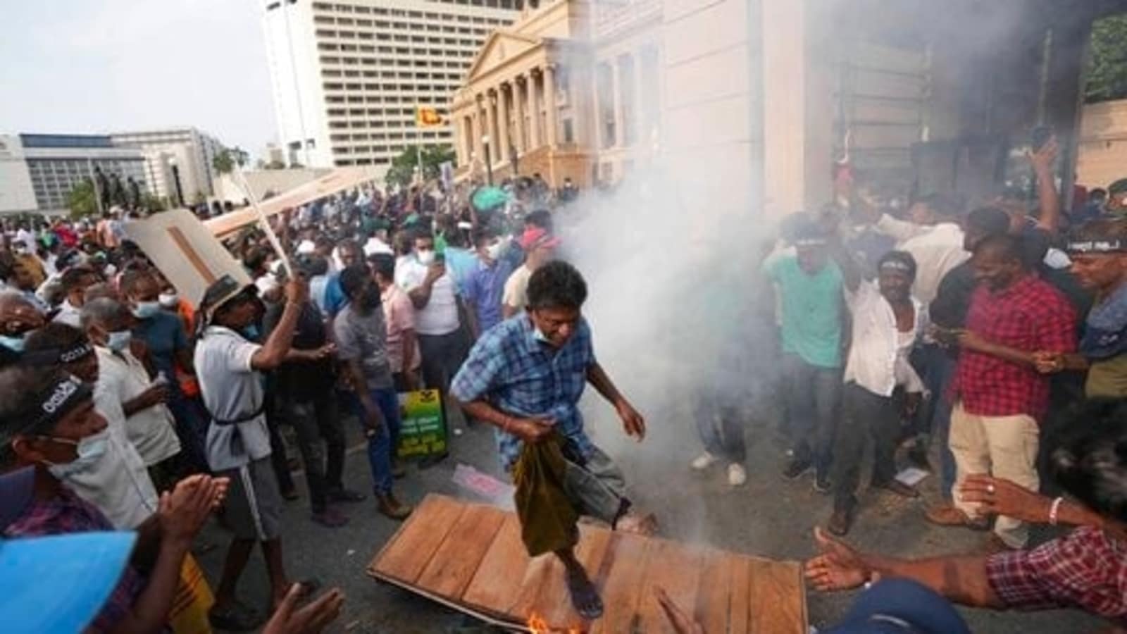 Protests hit Sri Lanka's capital amid severe economic crisis World