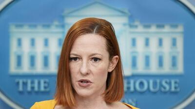 White House press secretary Jen Psaki said any support for the Russian leadership was “ support for an invasion that obviously is having a devastating impact”. (AP) White House press secretary Jen Psaki said any support for the Russian leadership was “ support for an invasion that obviously is having a devastating impact”. (AP)