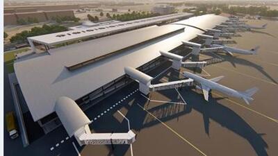 Perspective design - new integrated terminal building (elevation- air side view) at the Pune airport. (REPRESENTATIVE PHOTO)