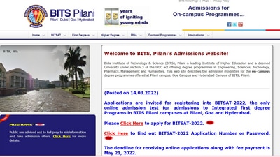 BITSAT 2022: Application process begins at bitsadmission.com, know how to apply BITSAT 2022: Application process begins at bitsadmission.com, know how to apply