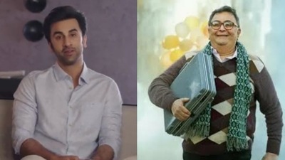 Ranbir Kapoor talks about his father Rishi Kapoor's last film Sharmaji Namkeen.