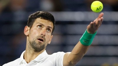 Novak Djokovic can be seen defending his French Open title (REUTERS/File Photo)