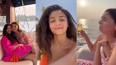 Alia Bhatt has shared a video from her birthday celebration in Maldives. Alia Bhatt has shared a video from her birthday celebration in Maldives. 