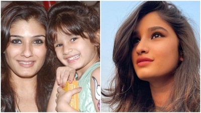 Raveena Tandon shares pictures with her daughter Rasha Thadani on her 17th birthday. Raveena Tandon shares pictures with her daughter Rasha Thadani on her 17th birthday.