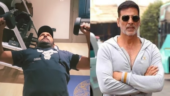 Kapil Sharma's morning workout session on Wednesday had netizens referencing Akshay Kumar.