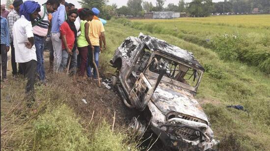 The plea seeking cancellation of Ashish Mishra’s bail has been filed by Jagjeet Singh, Pawan Kashyap and Sukhwinder Singh – family members of three of the victims (FILE)