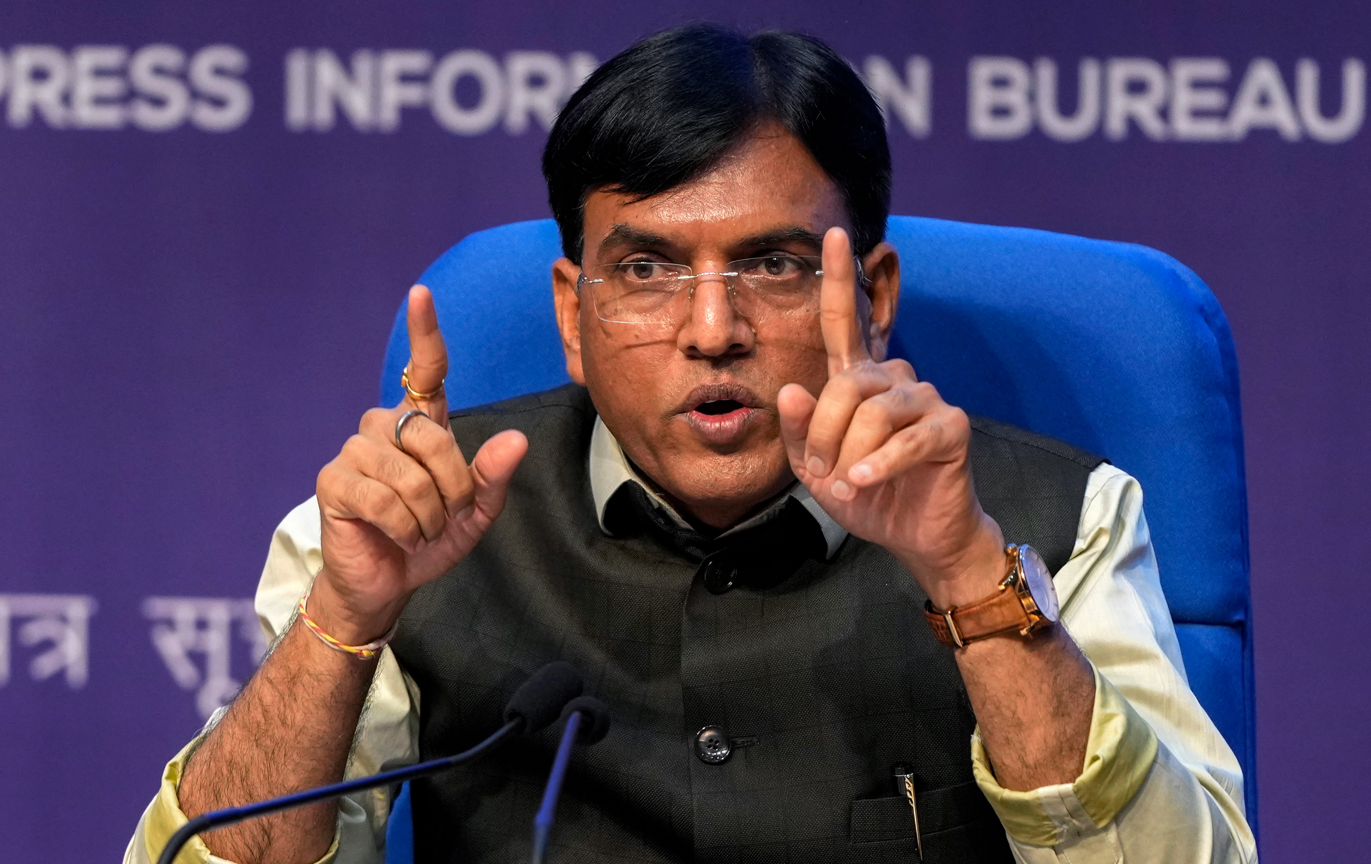 Union health minister Mansukh Mandaviya. (File Photo) Union health minister Mansukh Mandaviya. (File Photo)