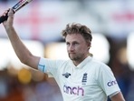 England's Joe Root acknowledges the crowd after the match.
