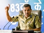 Central reserve police force director general Kuldiep Singh at a press conference in New Delhi on Thursday (ANI)(Prateek Kumar) Central reserve police force director general Kuldiep Singh at a press conference in New Delhi on Thursday (ANI)(Prateek Kumar)