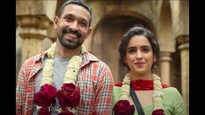 A still from Love Hostel starring Vikrant Massey and Sanya Malhotra