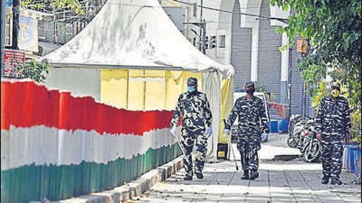 Between March 31 and April 3, 2020, the police and state government evacuated around 2,500 attendees from the Markaz complex, of whom at least 400 later tested positive for Covid-19. (HT Archive)