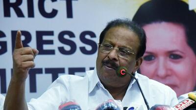Kerala PCC chief K Sudhakaran has informed the party leadership that he preferred a young leader. (ANI) Kerala PCC chief K Sudhakaran has informed the party leadership that he preferred a young leader. (ANI)