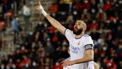 Real Madrid's Karim Benzema (REUTERS)