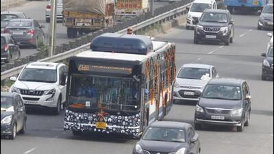 The city bus service was launched in September 2018. (HT PHOTO)