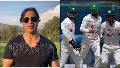Shoaib Akhtar; Pakistan players in action during 2nd Test (Twitter/AP) Shoaib Akhtar; Pakistan players in action during 2nd Test (Twitter/AP)