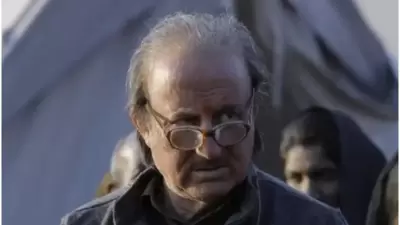 Anupam Kher in a still from The Kashmir Files. Anupam Kher in a still from The Kashmir Files.