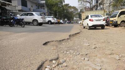 In the upcoming fiscal, at ₹25 crore, the Mohali MC has earmarked a major chunk of funds on road repairs, apart from ₹19 crore on miscellaneous development works. (HT File Photo) In the upcoming fiscal, at ₹25 crore, the Mohali MC has earmarked a major chunk of funds on road repairs, apart from ₹19 crore on miscellaneous development works. (HT File Photo)