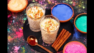 Thandai is traditionally drank on Holi (Shutterstock) Thandai is traditionally drank on Holi (Shutterstock)
