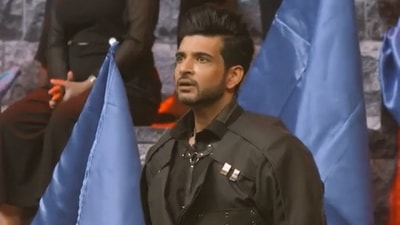Karan Kundrra is the jailor on the ongoing reality show Lock Upp.