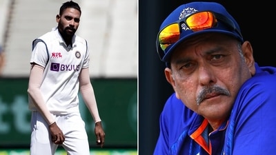 Ravi Shastri helped Mohammed Siraj get back on his feet. (Getty Images) Ravi Shastri helped Mohammed Siraj get back on his feet. (Getty Images)