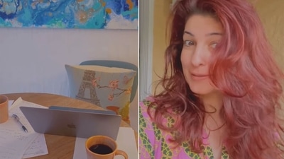 Twinkle Khanna has shared a video to show a glimpse of her morning routine.&nbsp;