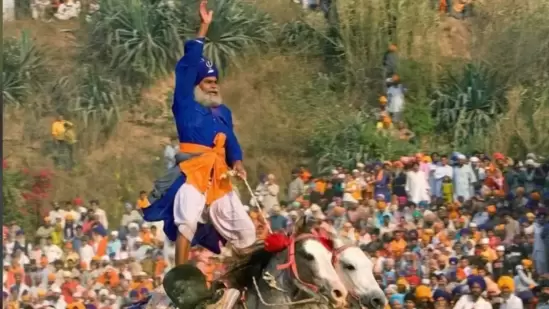 Punjab - Holla Mohalla: This three-day long Sikh festival is held at Anandpur Sahib in Punjab. On this day, mock battles are held followed by music and poetry competitions.(Instagram/@the_diablo1996)