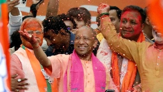 The BJP emerged victorious winning 255 seats in the Uttar Pradesh Assembly elections. The BJP emerged victorious winning 255 seats in the Uttar Pradesh Assembly elections.