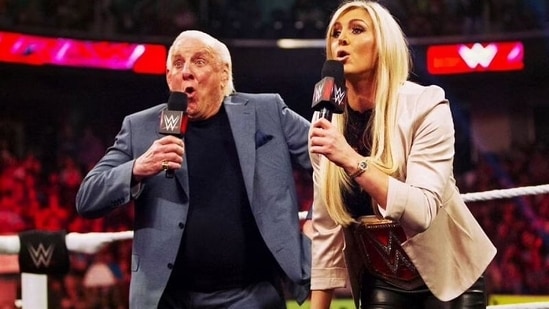 File photo of Charlotte Flair and her father Ric Flair&nbsp;(WWE)