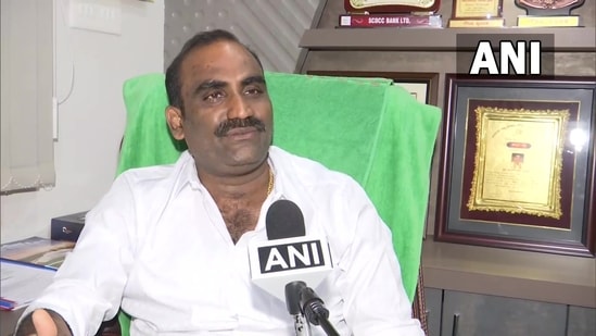 "A terrorist organisation from Hyderabad came here &amp; trained them on what statements should be given in the media," Yashpal Suvarna, BJP OBC Morcha Gen Secy &amp;Udupi College Development Committee Vice-president. (Source: ANI twitter)