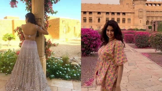 Janhvi Kapoor during her Rajasthan trip.