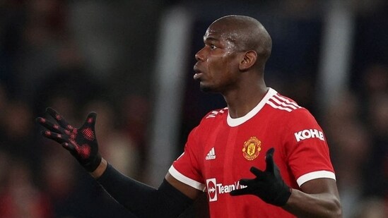 Manchester United's Paul Pogba reacts.(REUTERS)