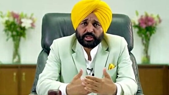 Punjab's new chief minister Bhagwant Mann announces that an anti-corruption helpline will be launched on 23rd March, (ANI Photo)