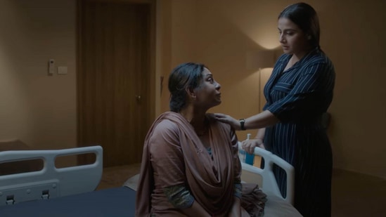 Jalsa movie review: Shefali Shah and Vidya Balan in a still from the movie.