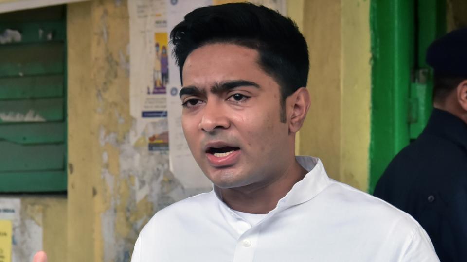 Trinamool Congress general secretary Abhishek Banerjee.&nbsp; (HT Photo)