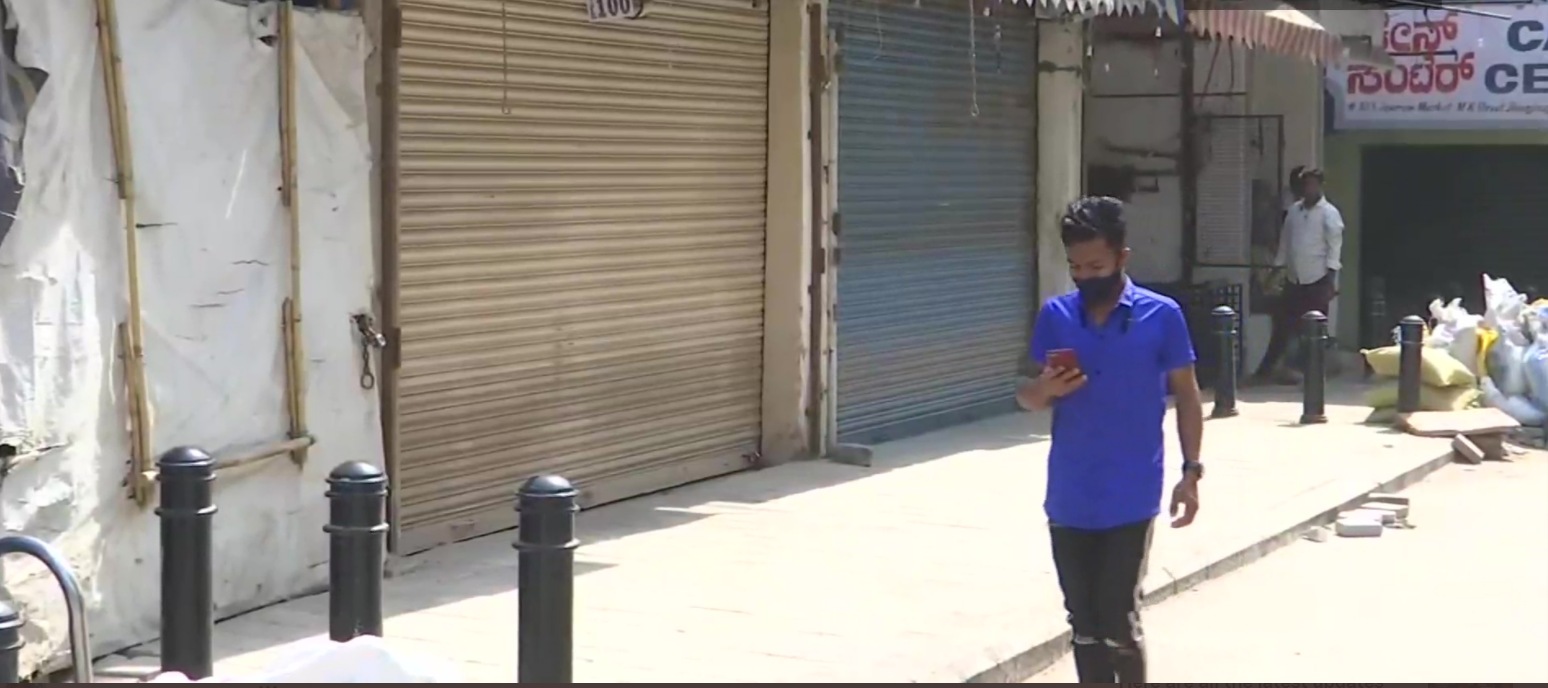 More shops are shut as residents protest against HC ruling that said ‘Hijab is not an essential practice in Islam’ (ANI photo) (ANI)