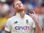 England's Ben Stokes after reaching ton against West Indies England's Ben Stokes after reaching ton against West Indies