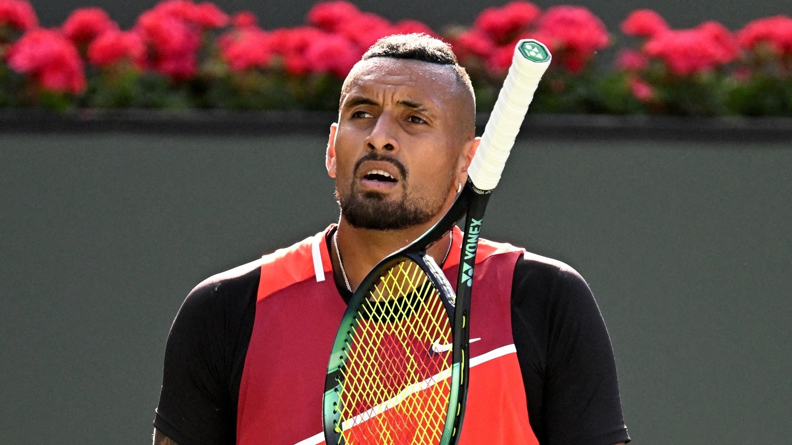 Nick Kyrgios’s classy gesture after nearly hitting ball kid with racket after Rafael Nadal clash: ‘Got a new friend’