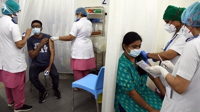 India has so far given 180.97 crore vaccine doses. (ANI file photo) India has so far given 180.97 crore vaccine doses. (ANI file photo)