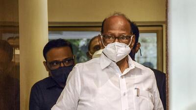 Sharad Pawar met a group of eight young MLAs from the three ruling parties at his residence on Thursday. HT File
