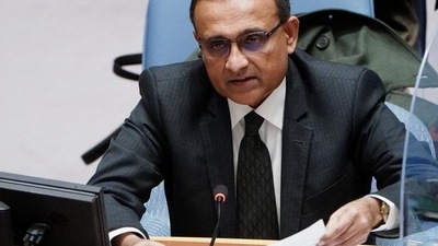 TS Tirumurti, India's Ambassador to the UN, spoke on the Ukraine ops. (Reuters File Photo) (HT_PRINT)