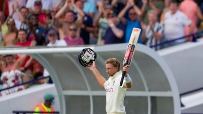 England's captain Joe Root&nbsp; (AP)