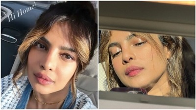 Priyanka Chopra flew back to Los Angeles after her recent trip to Rome. Priyanka Chopra flew back to Los Angeles after her recent trip to Rome.