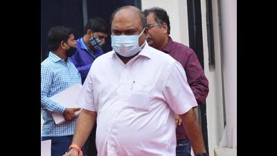 Transport minister Anil Parab at Vidhan Bhavan. HT File Transport minister Anil Parab at Vidhan Bhavan. HT File